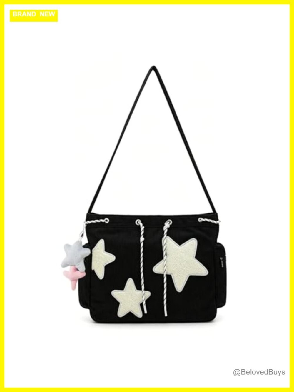 Corduroy Star Tote Bag Y2K Shoulder Crossbody Hobo for Women